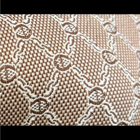 Etienne Aignar Brown and Tan Peep-Toe Buckle Accent Heels - Picture 2 of 9